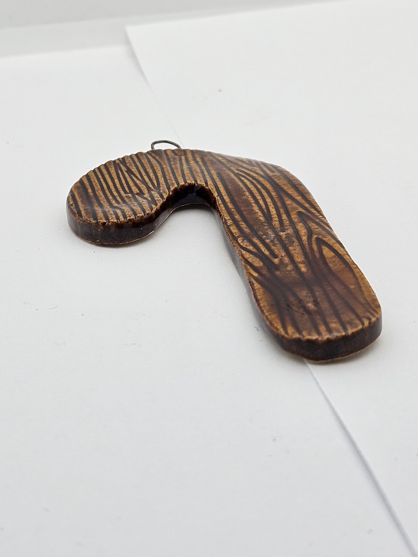 Wood style candy cane